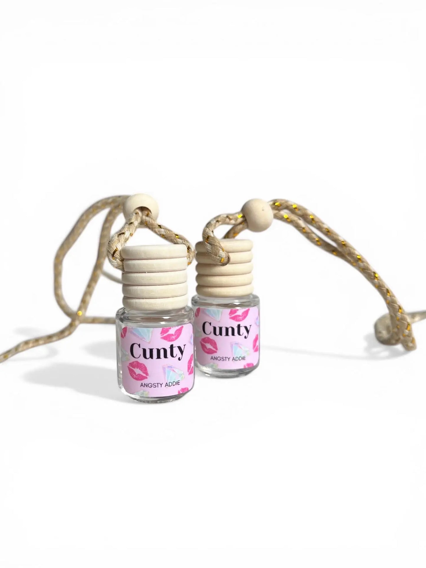 Funny car air freshener, Scented car diffuser, hanging air freshener, car accessories for women Angsty Addie