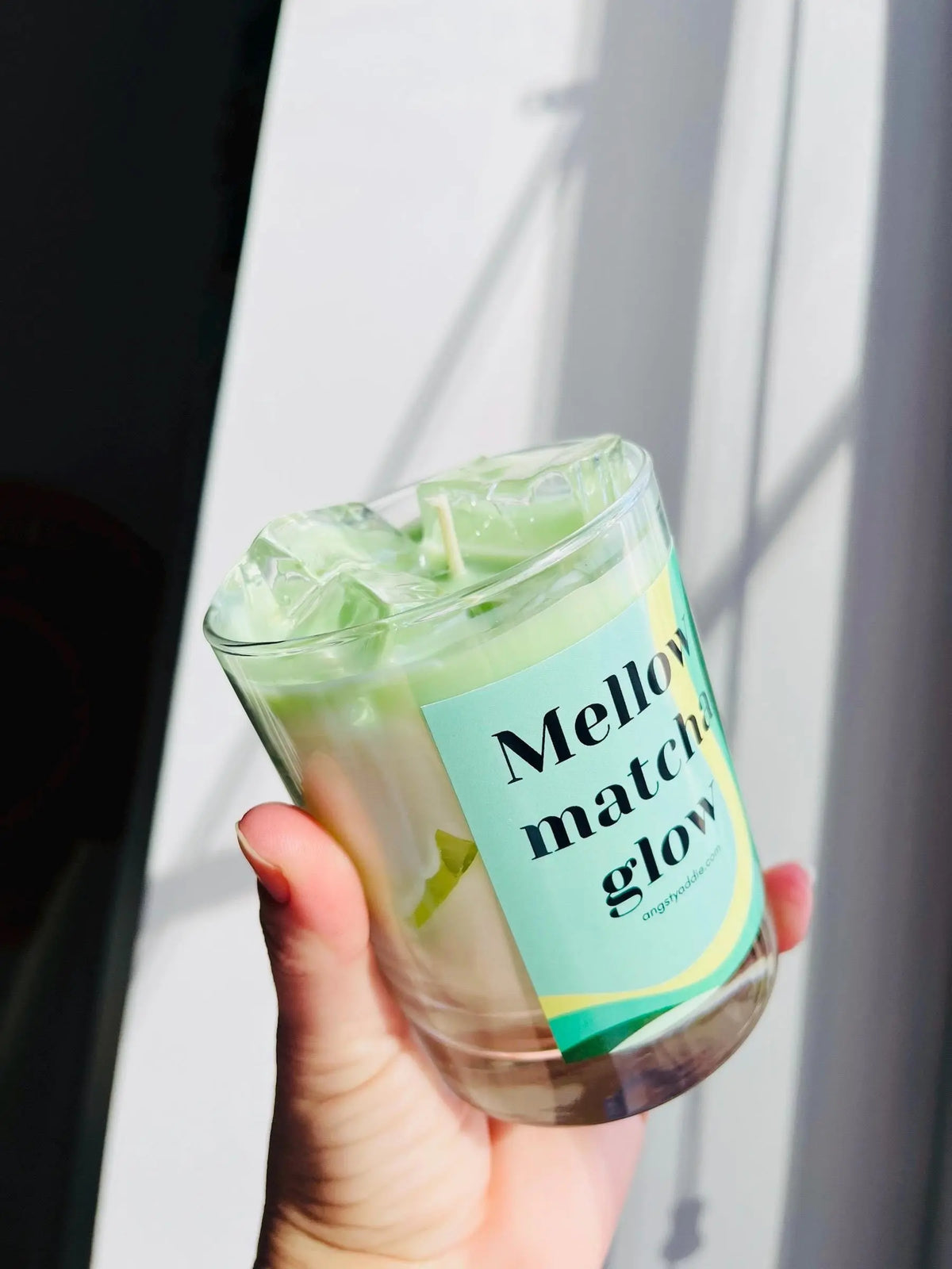 Iced Matcha Scented Candle Angsty Addie