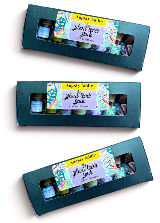 Plant lover gift box, plant lover gift idea, hanging car diffuser Angsty Addie