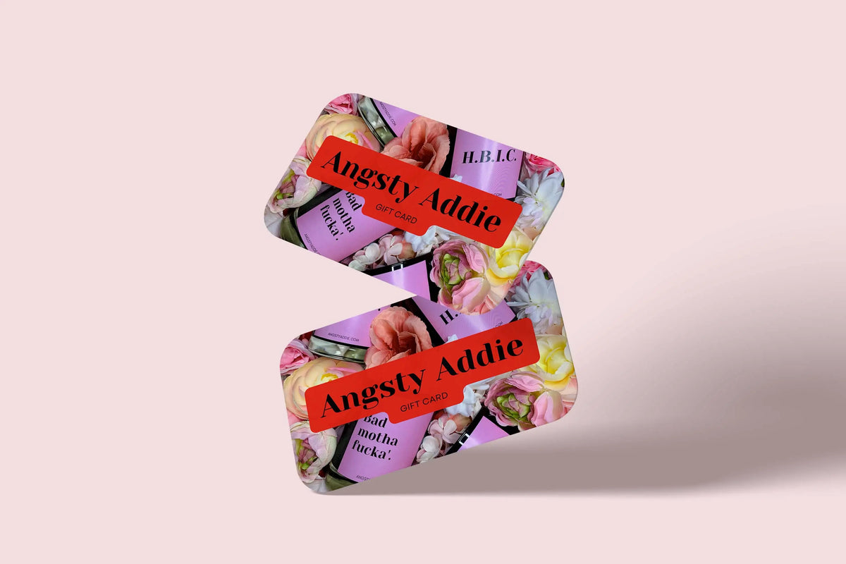 Angsty Addie gift card Angsty Addie