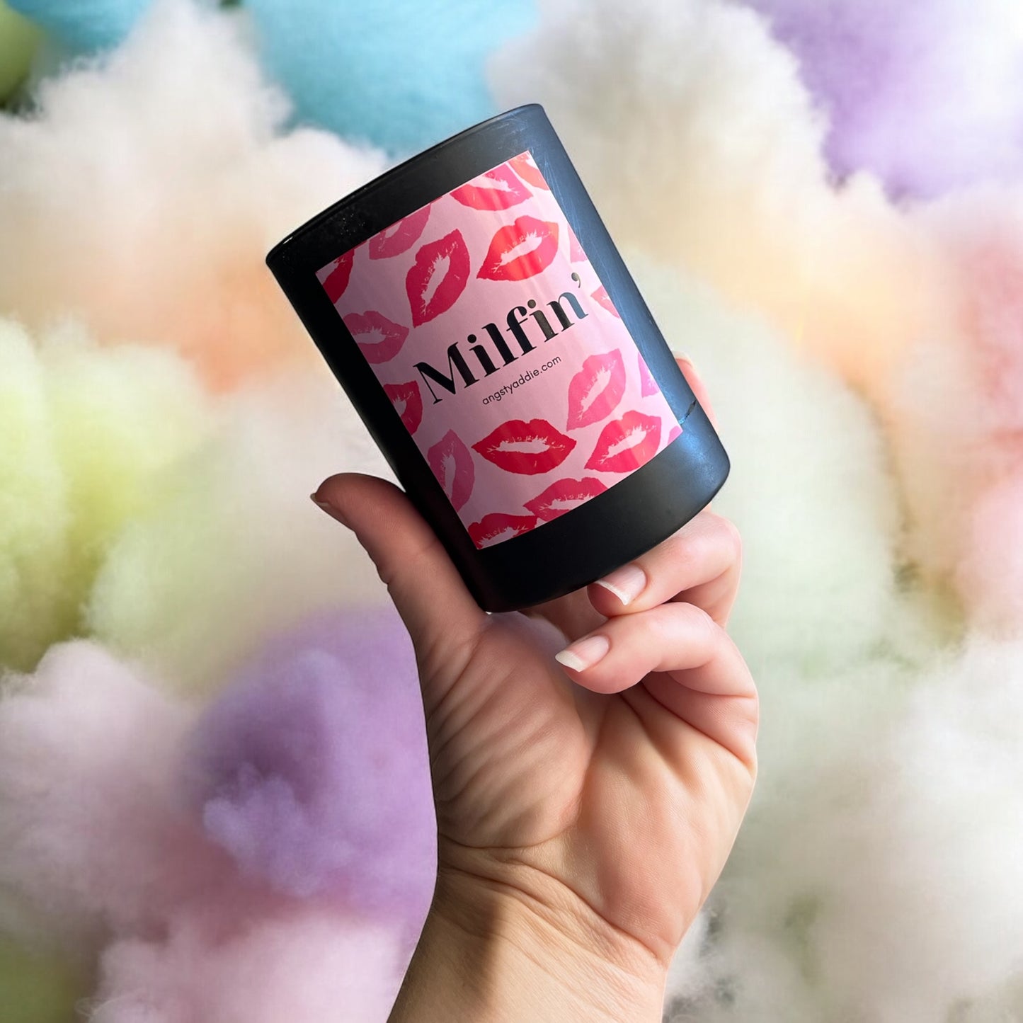 Milfin' candle