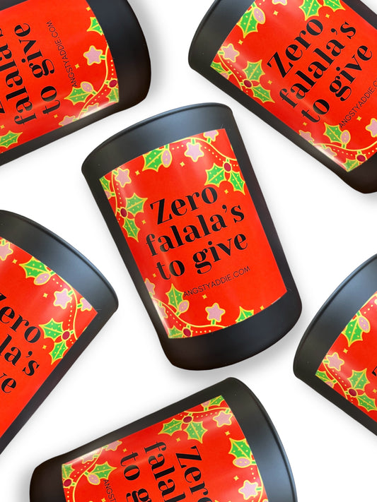 Zero Falala's To Give Christmas candle