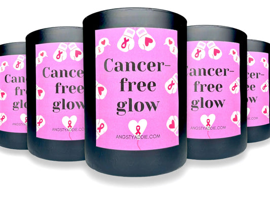 Cancer-free Glow candle Angsty Addie