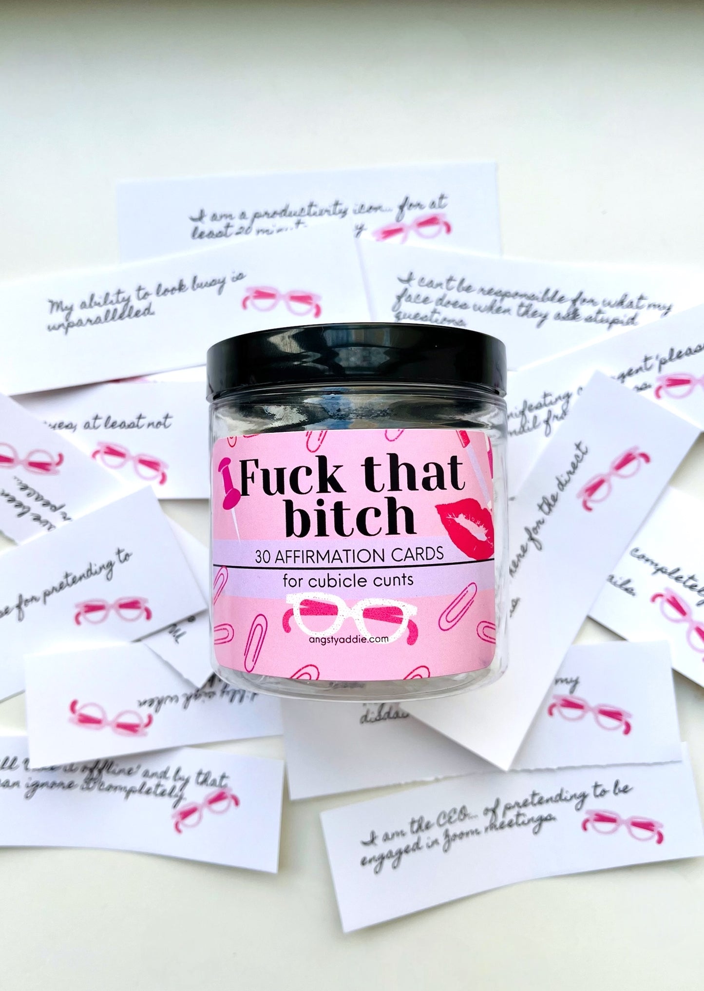 Toxic Office Affirmation Jar
