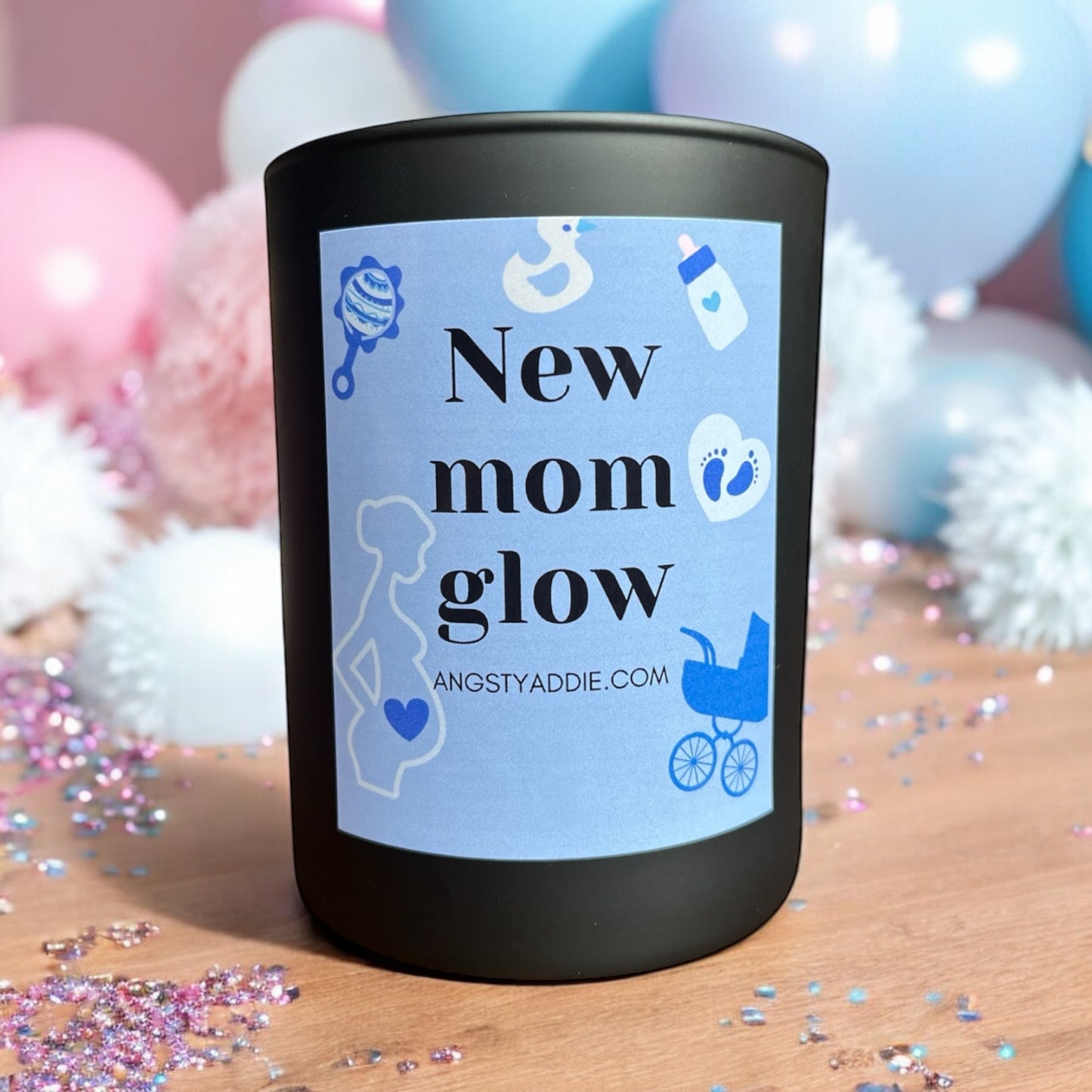 New Mom Glow candle