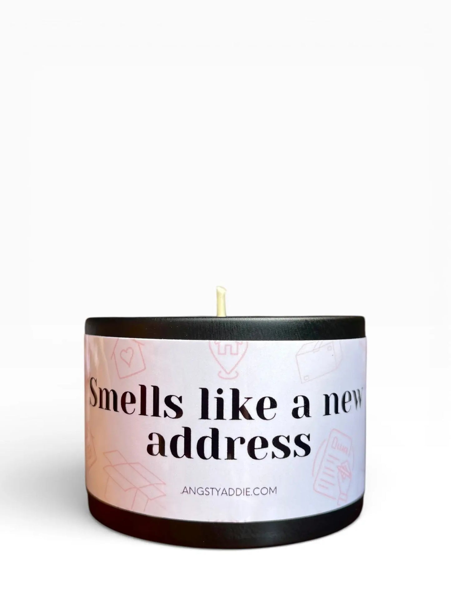 Smells like a New Address housewarming candle Angsty Addie