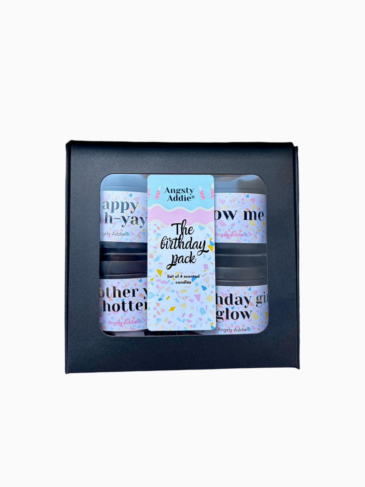 Birthday Cake Sprinkle Candle Gift Set