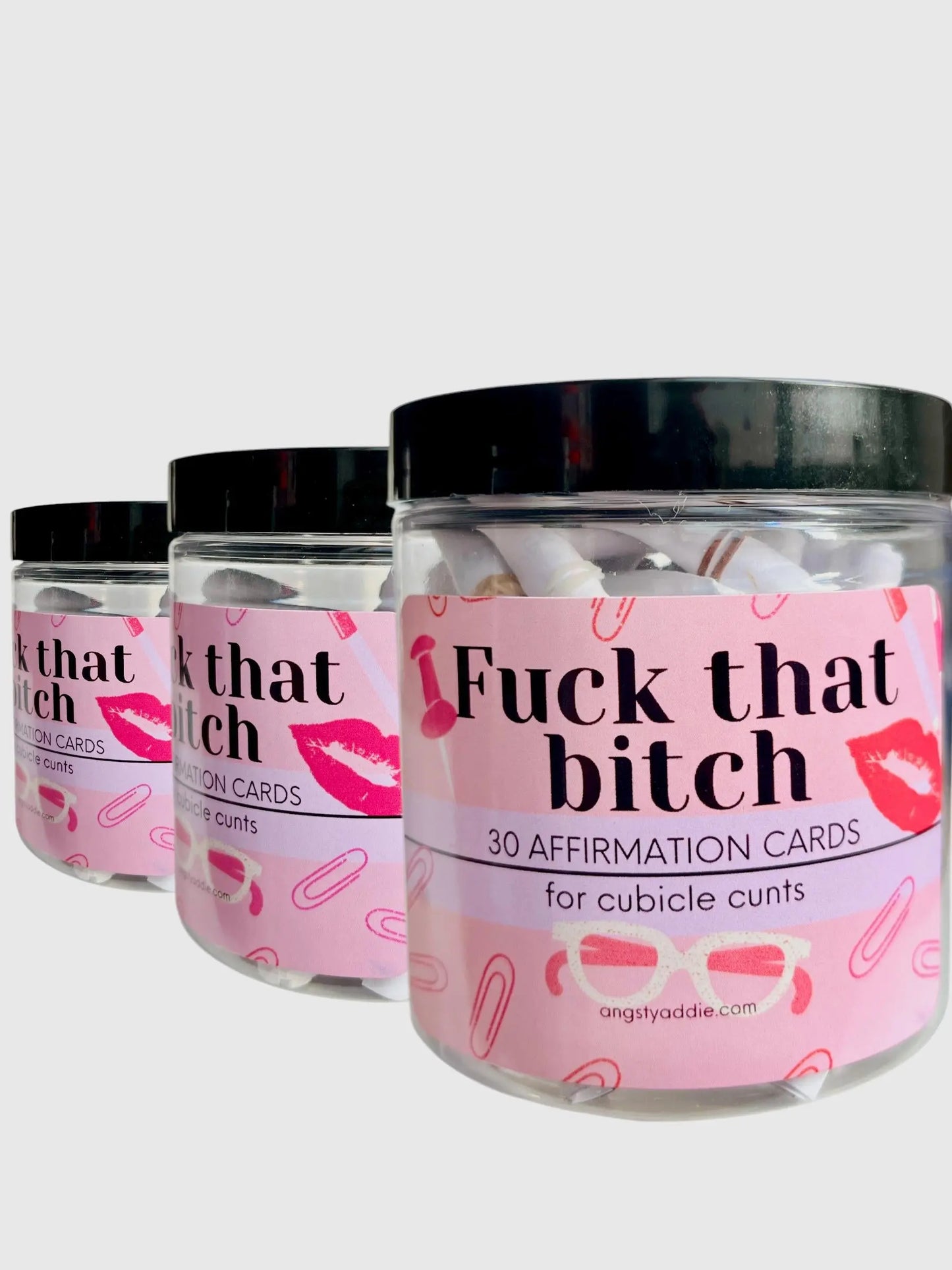 Toxic Office Affirmation Jar Angsty Addie