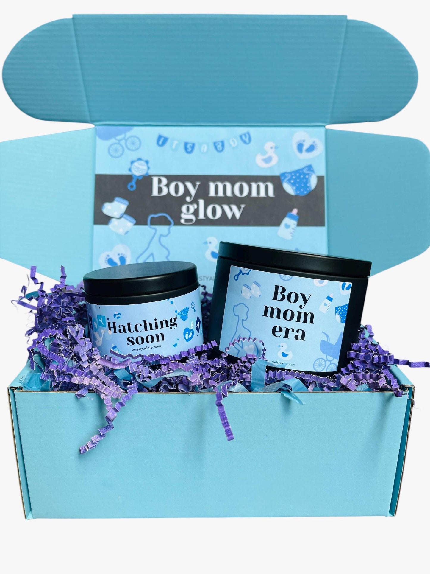 In My Boy Mom Era Baby Boy Gift Basket