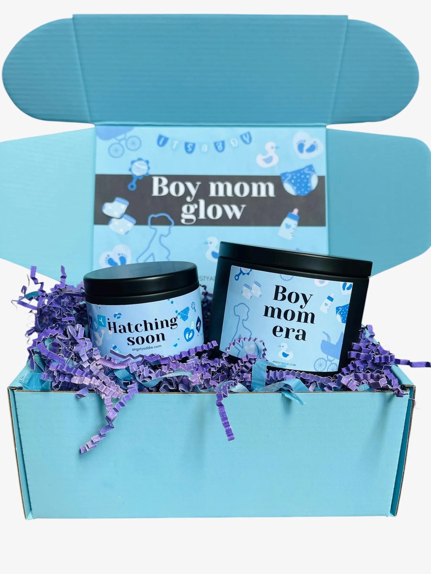 In My Boy Mom Era Baby Boy Gift Basket Angsty Addie