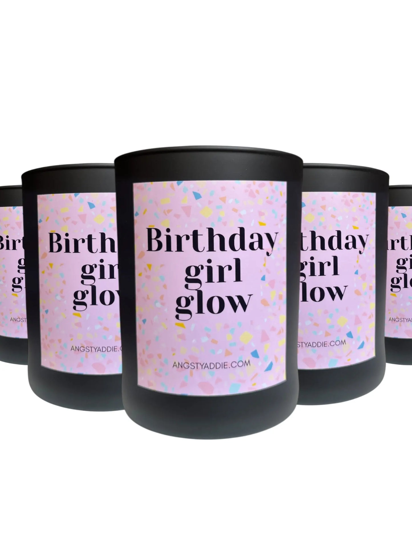 Birthday Girl Glow candle Angsty Addie