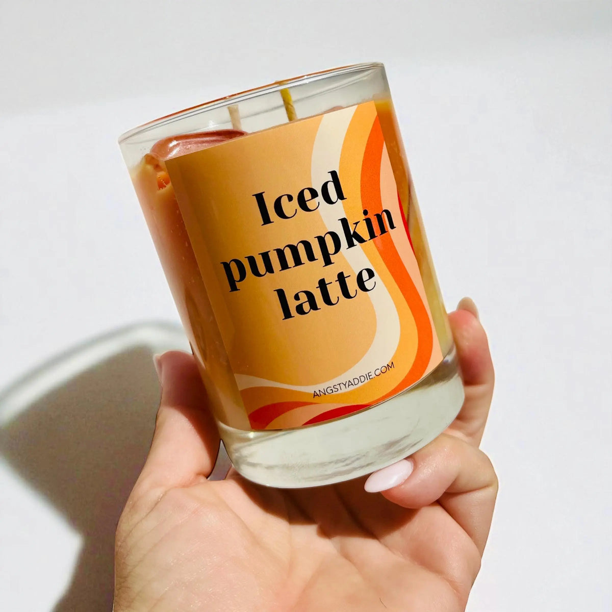 Iced Pumpkin Latte candle Angsty Addie