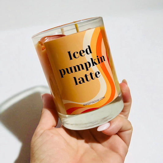 Iced Pumpkin Latte candle Angsty Addie