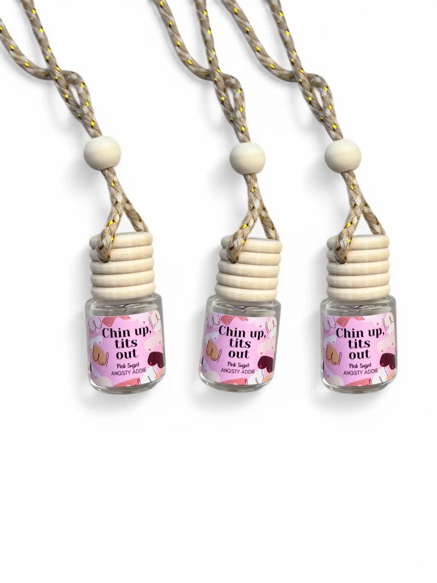 Funny car air freshener, Scented car diffuser, hanging air freshener Angsty Addie