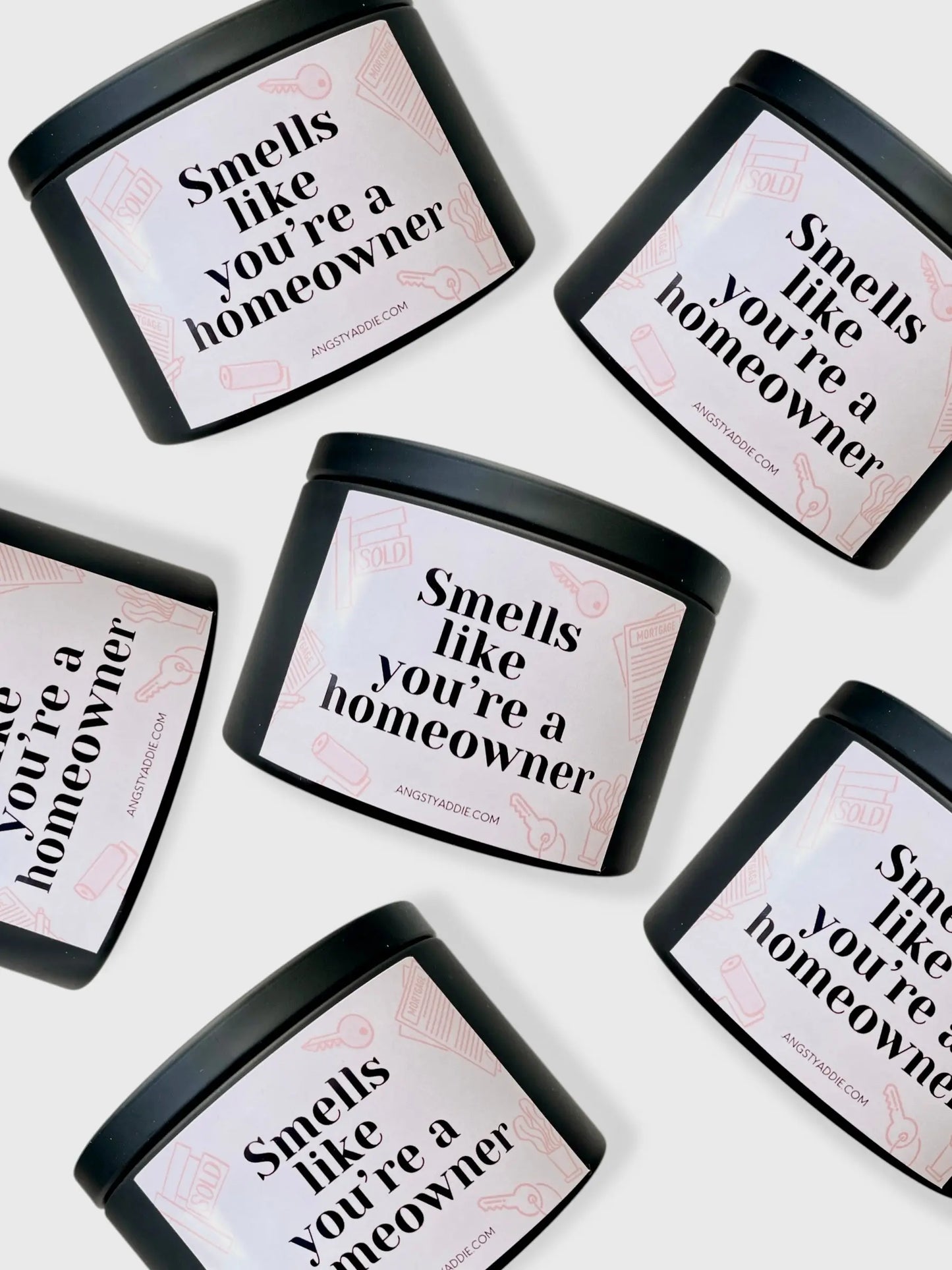 Smells Like You're a Homeowner candle Angsty Addie