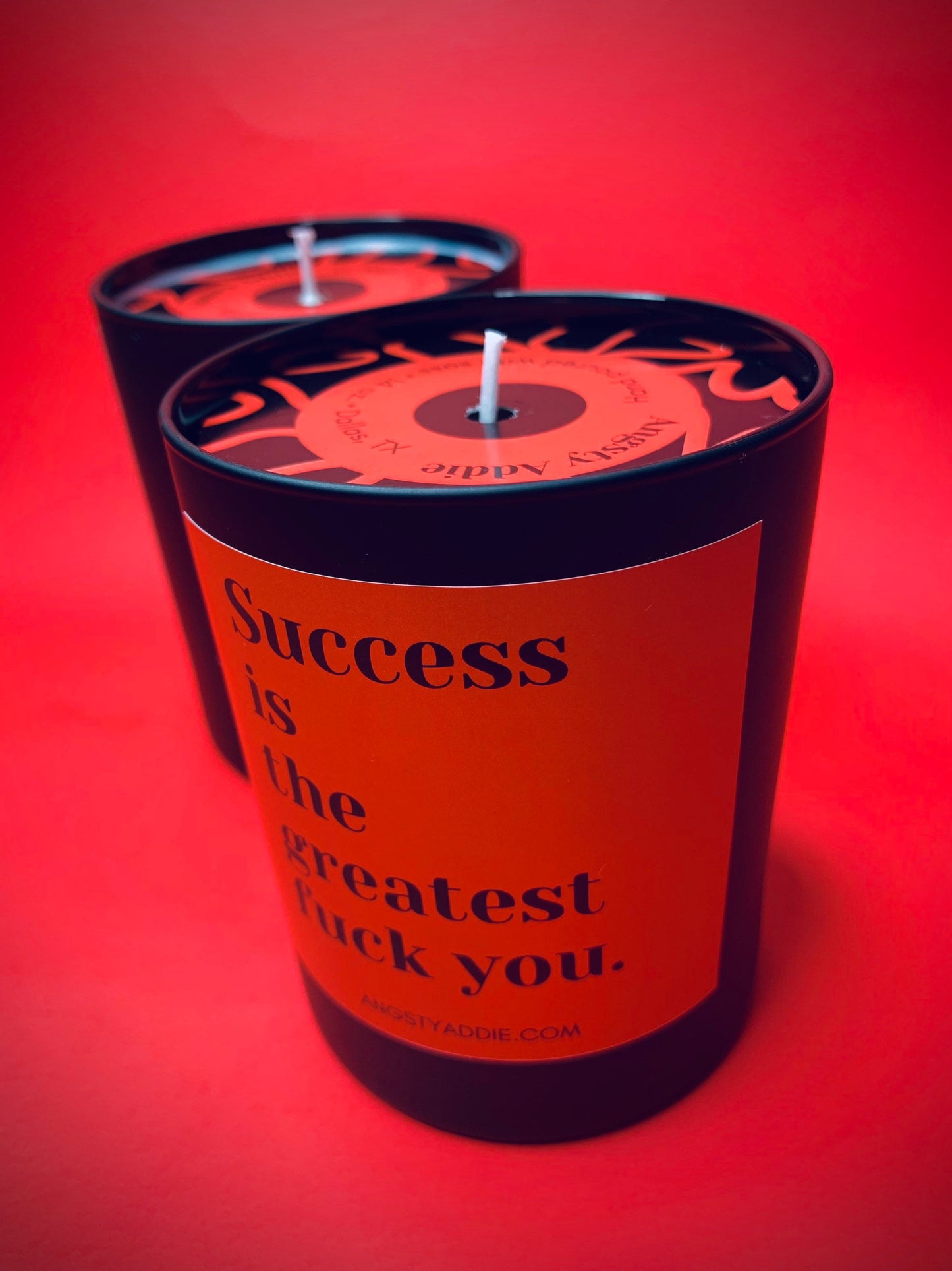 Success Is the Greatest candle