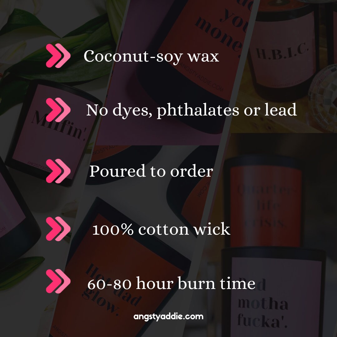 Trimester Turmoil candle