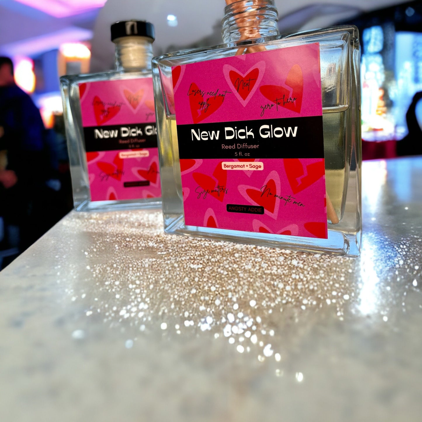 New D!ck Glow reed diffuser