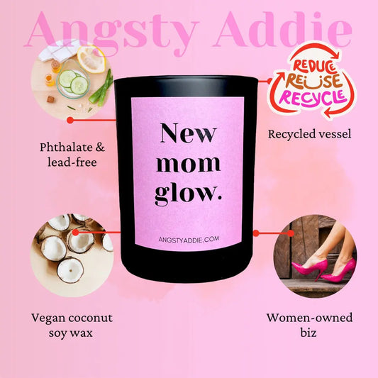 Not Happy, Just Medicated candle Angsty Addie