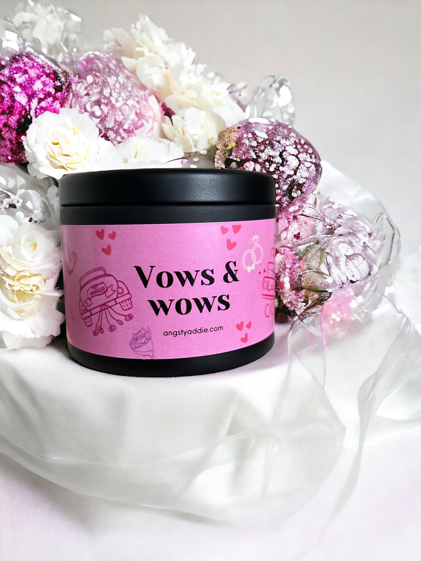 Vows + Wows bridal shower favors