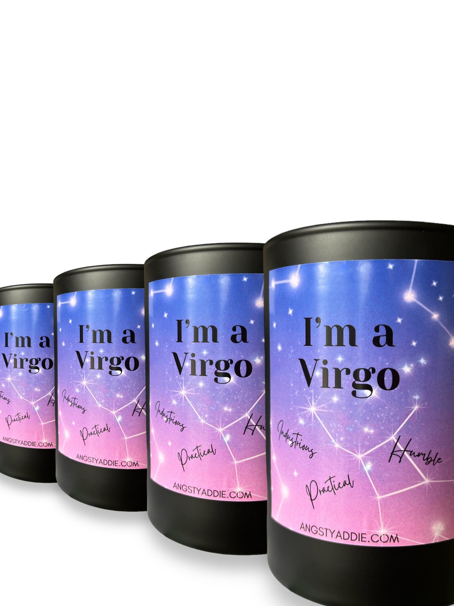 Virgo zodiac candle