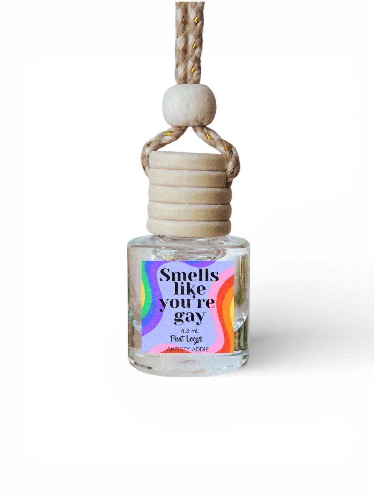 Funny car air freshener, Scented car diffuser, hanging air freshener, pride gift