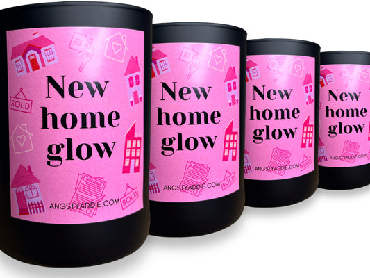 New Home Glow candle