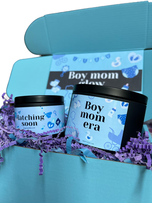 In My Boy Mom Era Baby Boy Gift Basket