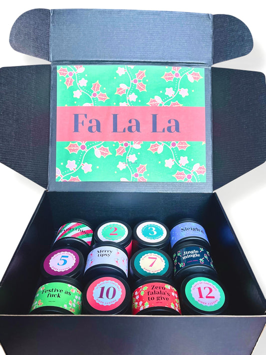 Candle Advent Calendar | Christmas Countdown Calendar With Festive Candle Aromas