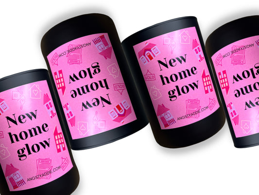New Home Glow candle