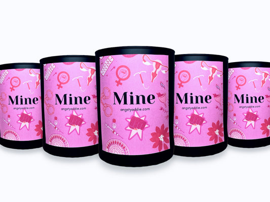 Mine candle, benefitting the Lilith Fund