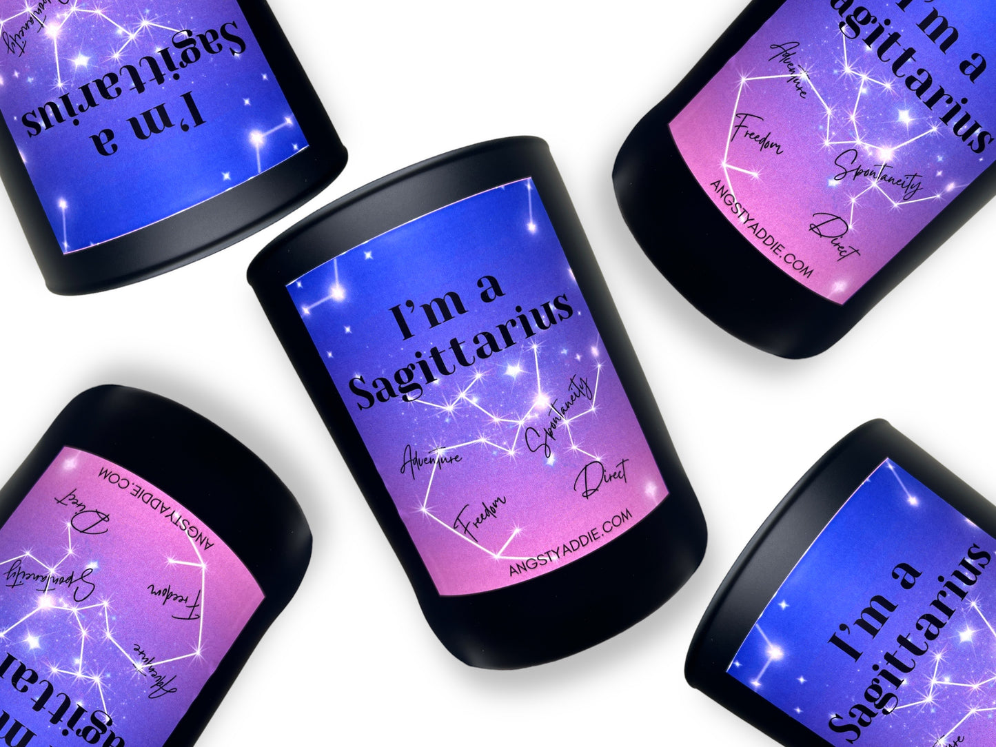 Sagittarius zodiac candle