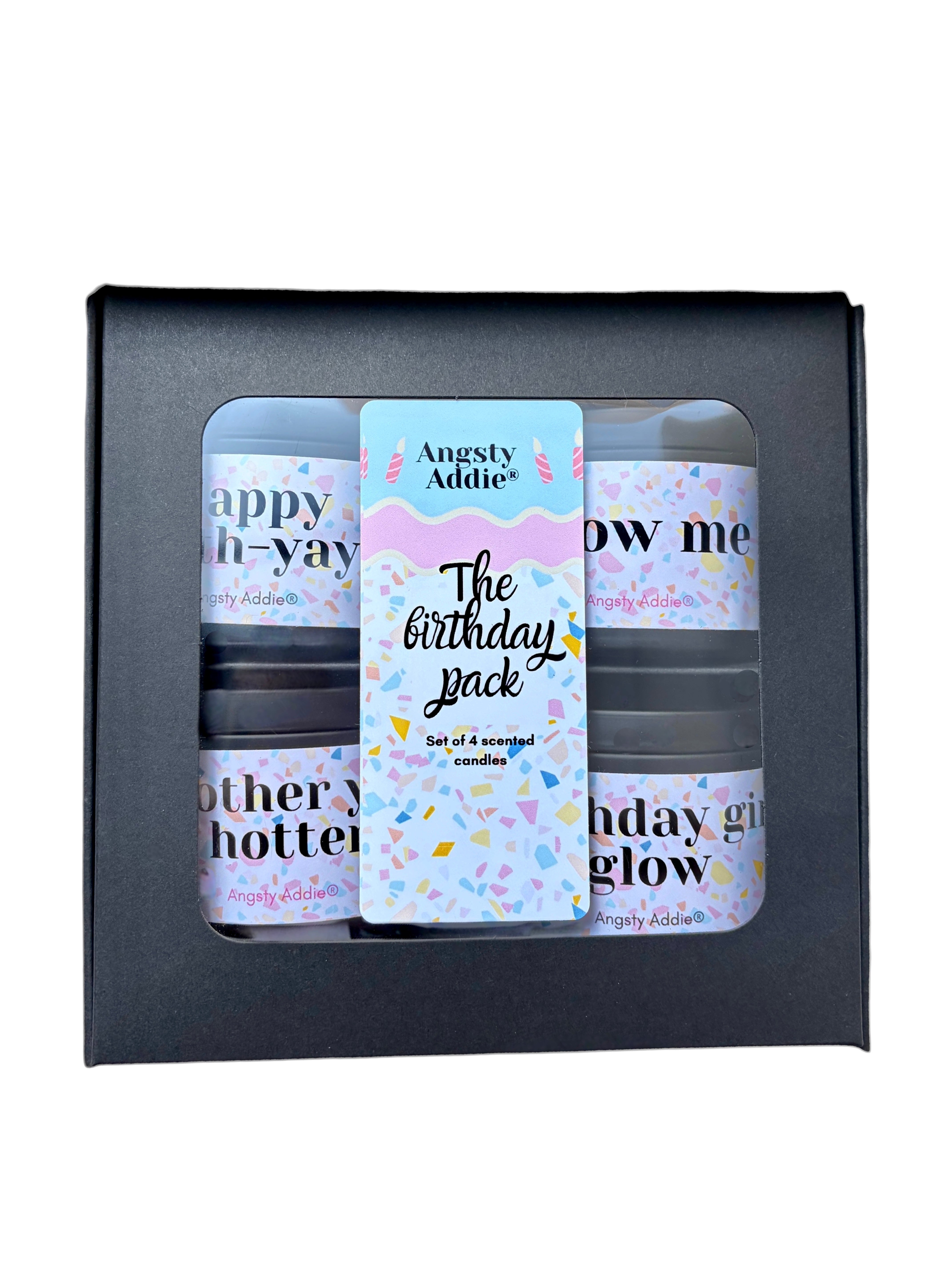 Birthday Cake Sprinkle Candle Gift Set