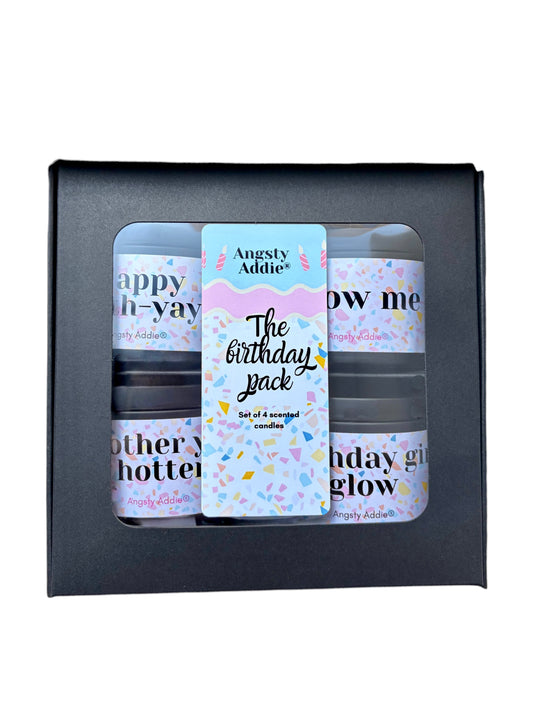 Birthday Cake Sprinkle Candle Gift Set
