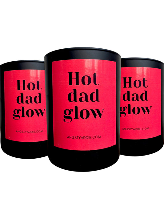 Hot Dad Glow candle