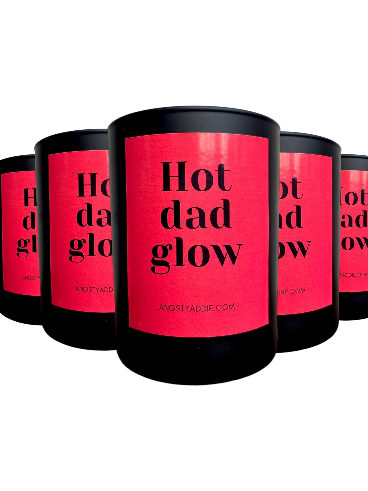 Hot Dad Glow candle