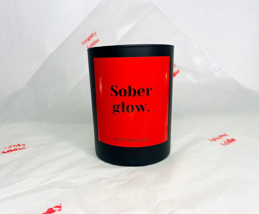 Sober Glow candle