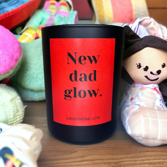 New Dad Glow candle