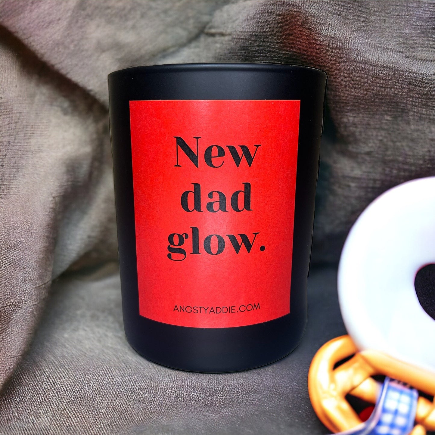 New Dad Glow candle