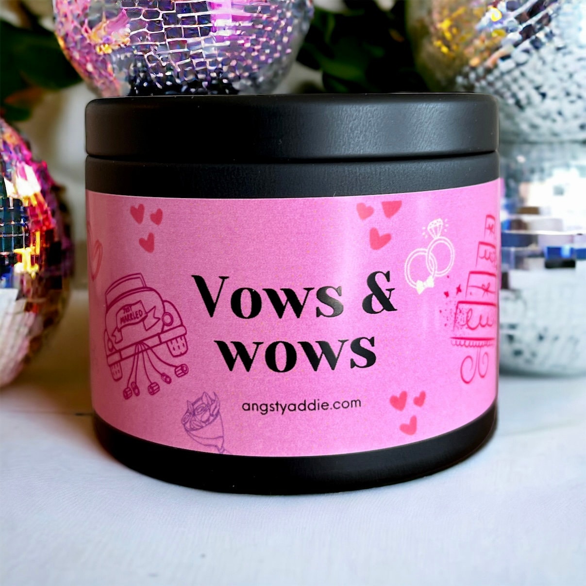 Vows + Wows bridal shower favors