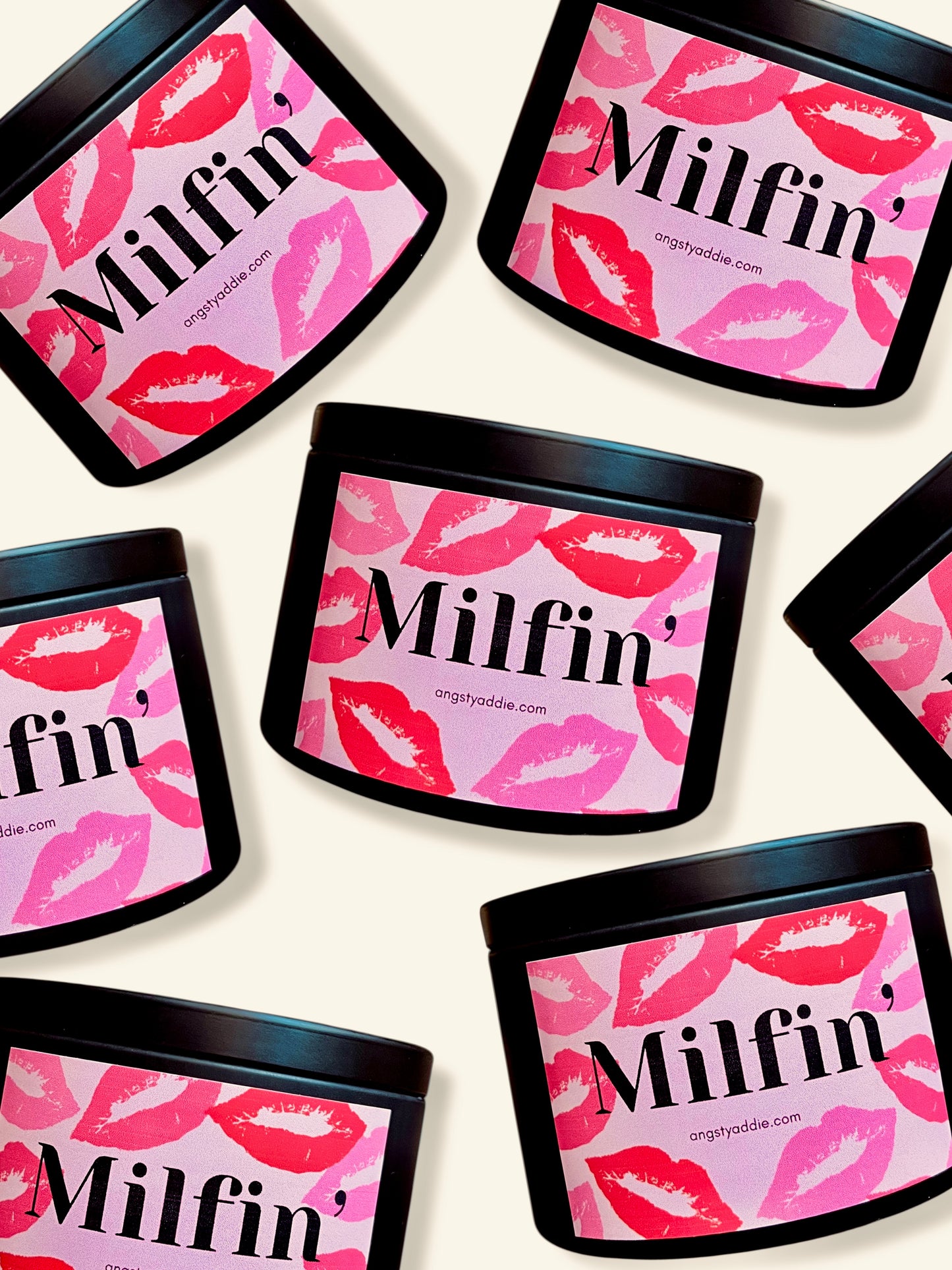 Milfin' candle